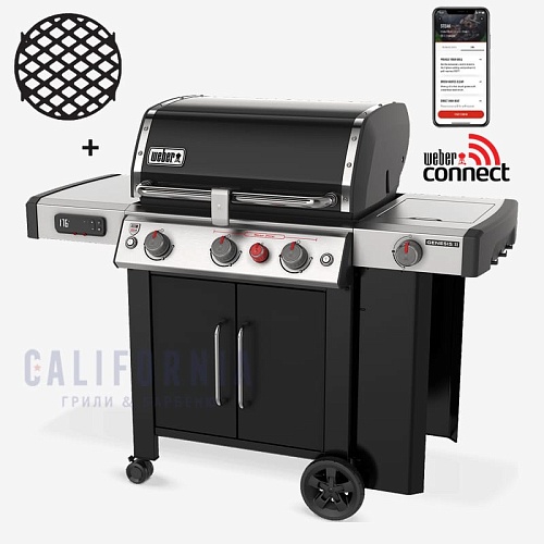 Газовый гриль Weber Genesis II EX-335 GBS черный (с конфоркой) Газовый гриль Weber Genesis II EX-335 GBS черный (с конфоркой)