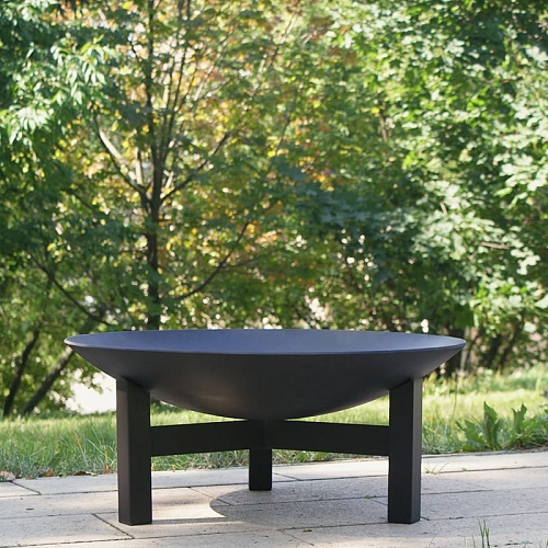 Очаг садовый стальной UFire PL-05 на основании (80 см.) Очаг садовый стальной UFire PL-05 на основании (80 см.)