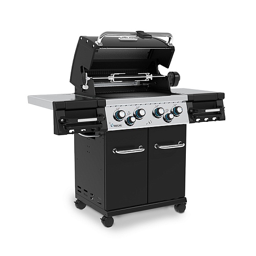 Газовый гриль Broil King Regal 490 черный (с конфоркой) Газовый гриль Broil King Regal 490 черный (с конфоркой)