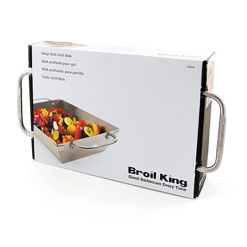 Вок Broil King из нержавеющей стали, глубокий Вок Broil King из нержавеющей стали, глубокий