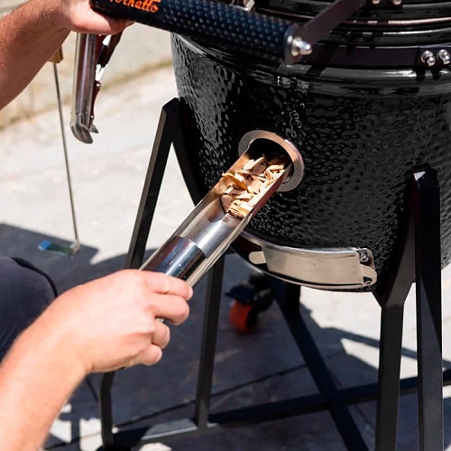 Керамический гриль Fornetto Kamado Large (⌀ 46см), черный Керамический гриль Fornetto Kamado Large (⌀ 46см), черный