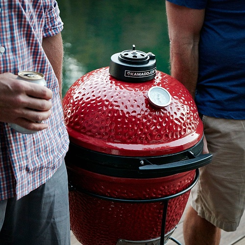 Керамический гриль Kamado Joe Junior Red + комплект Керамический гриль Kamado Joe Junior Red + комплект