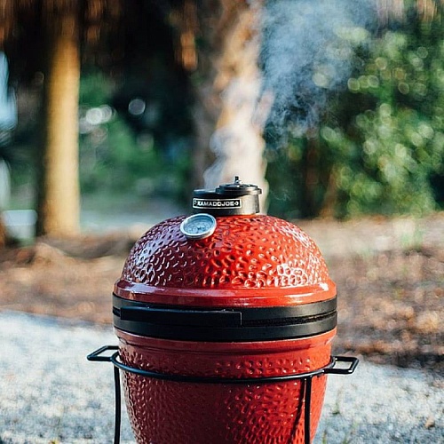 Керамический гриль Kamado Joe Junior Red + комплект Керамический гриль Kamado Joe Junior Red + комплект